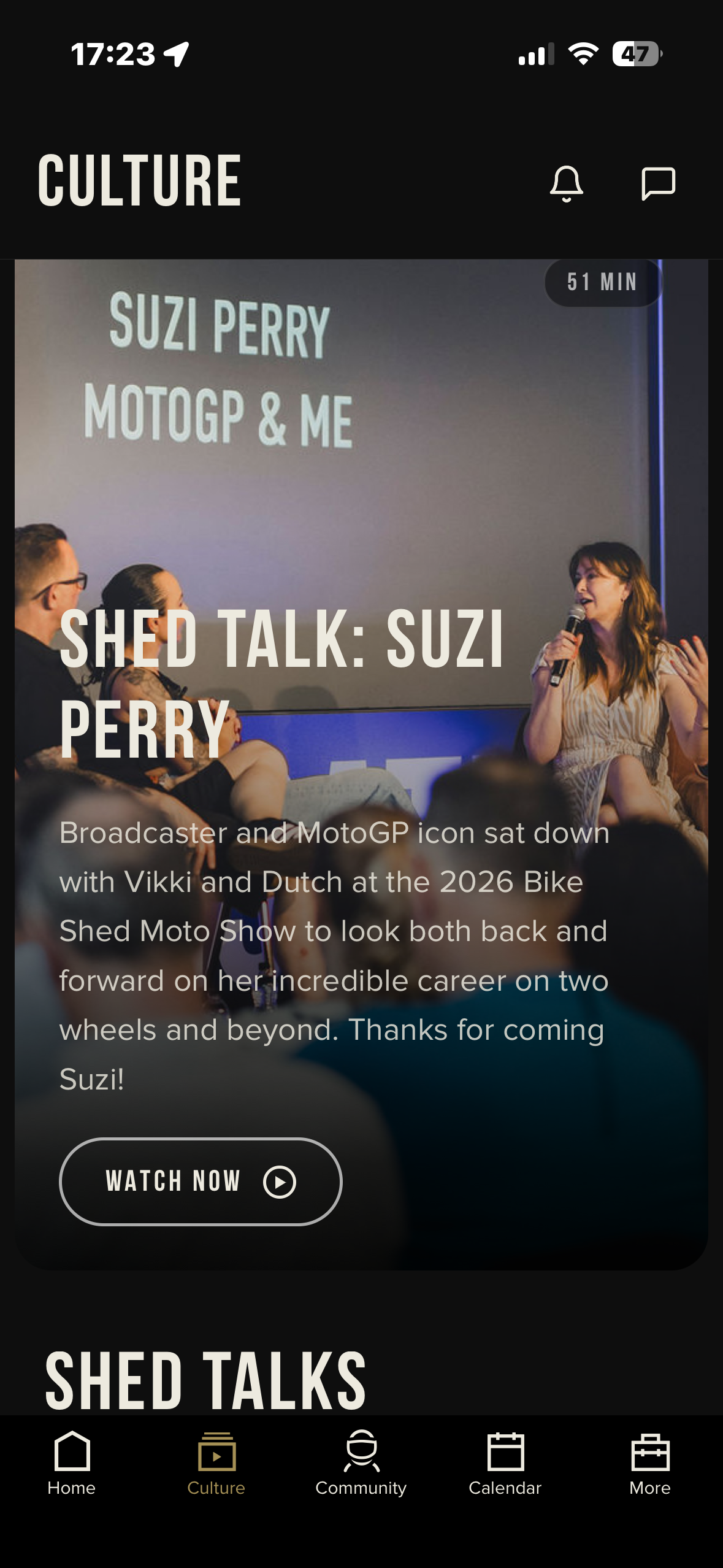 BSMC app screen