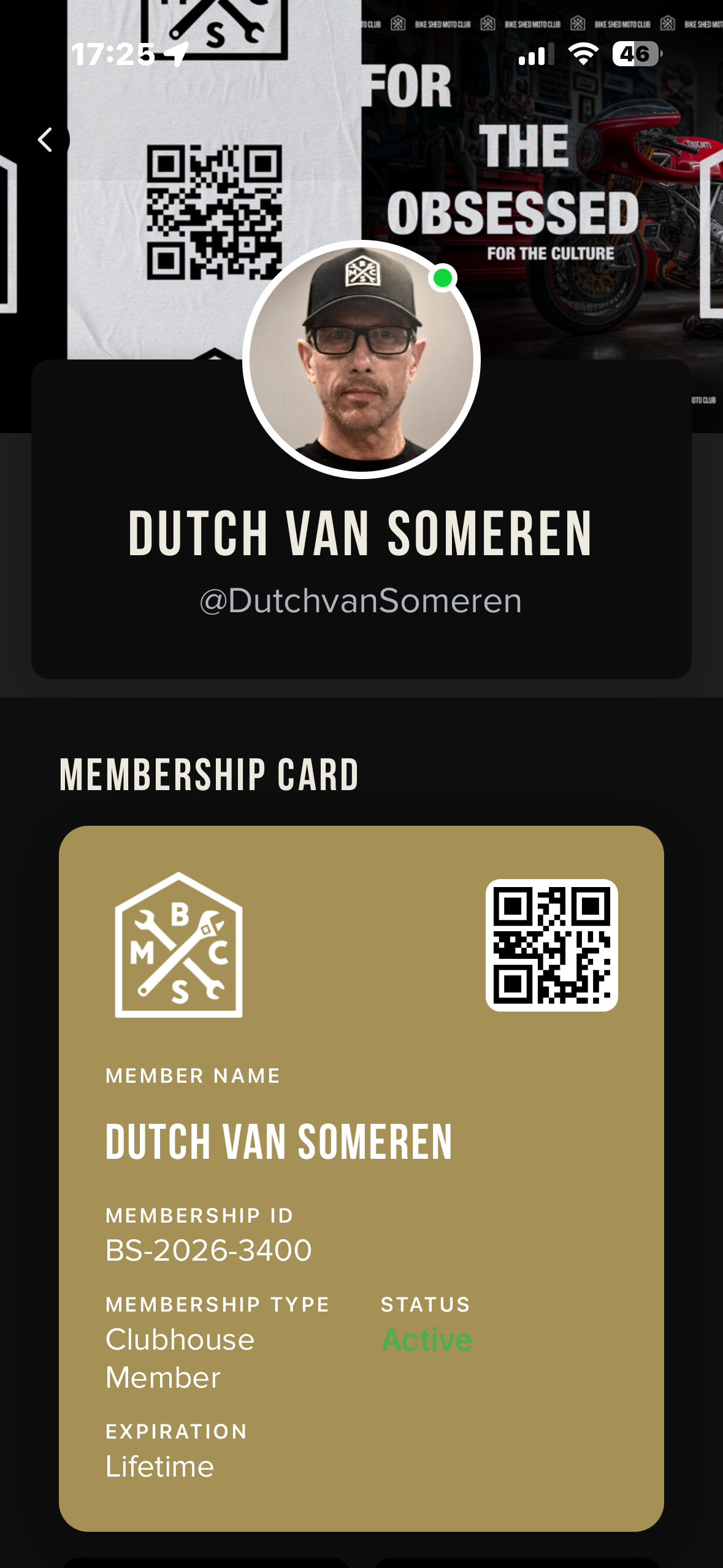 BSMC app screen