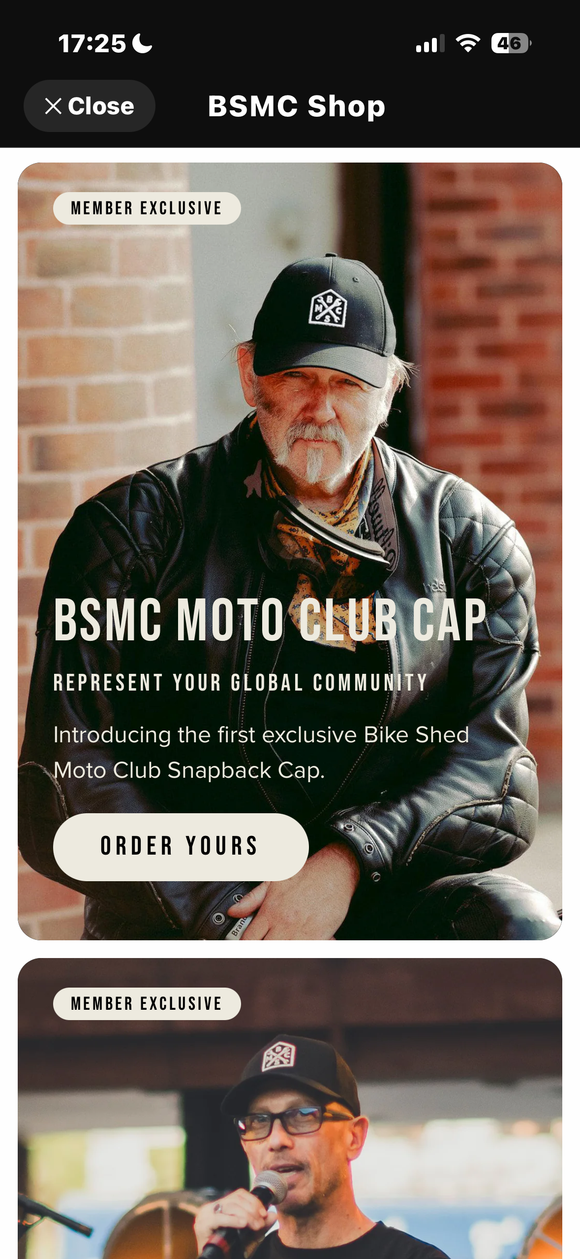 BSMC app screen